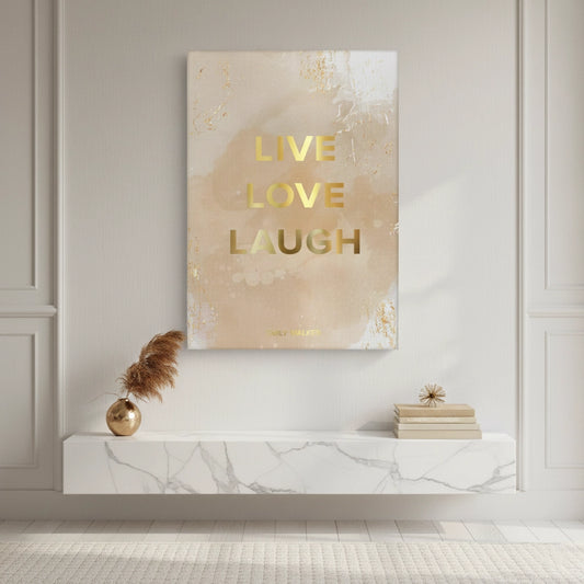 Live Love Laugh - Canvas
