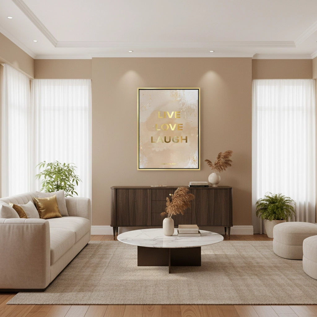 2Live Love Laugh - Canvas