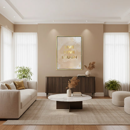 Live Love Laugh - Canvas