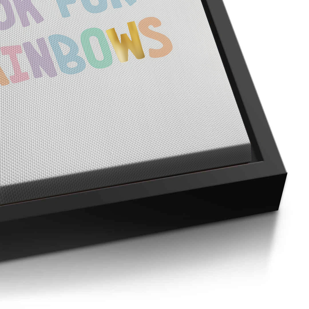 2Look for Rainbows - Canvas