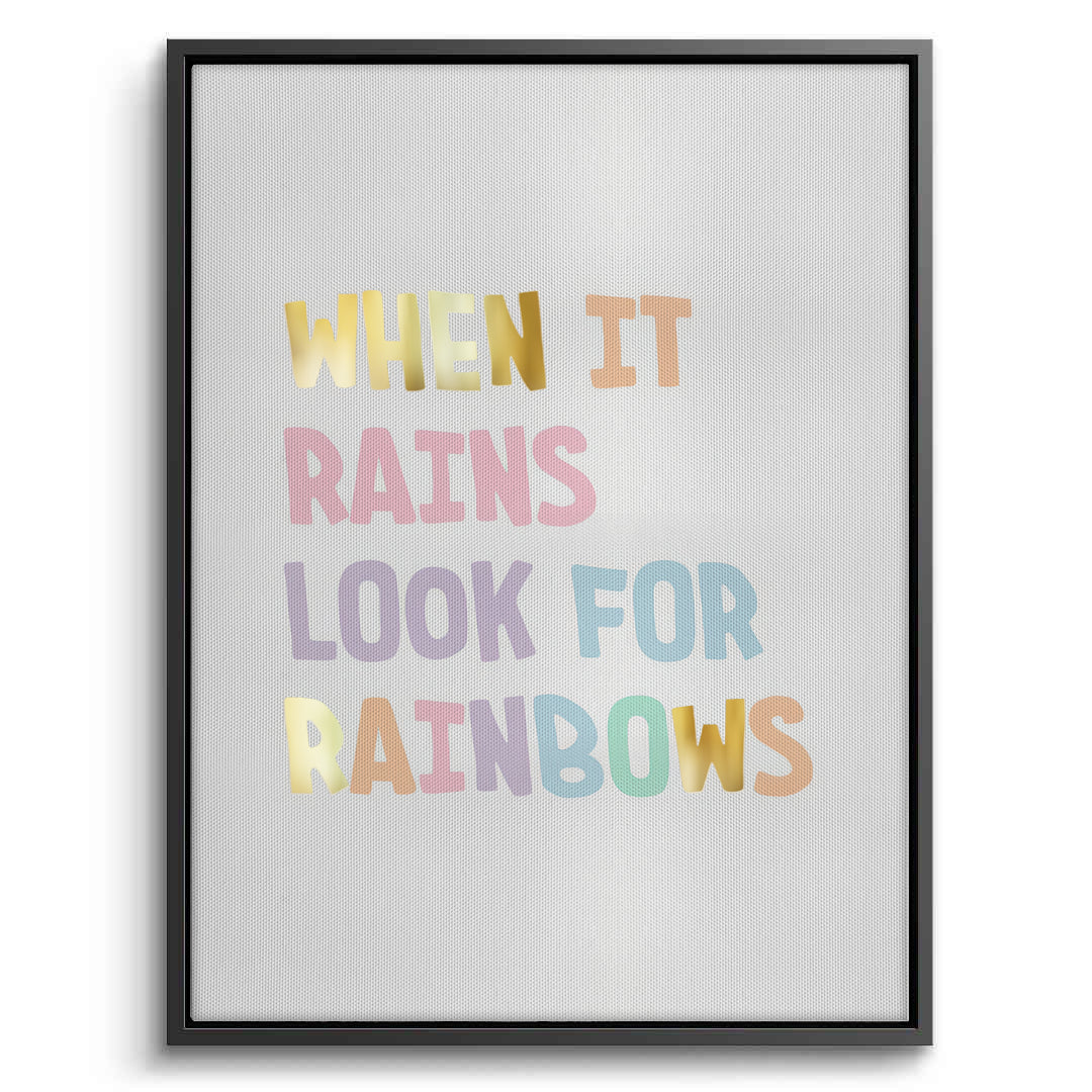 2Look for Rainbows - Canvas