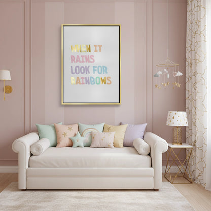 Look for Rainbows - Canvas