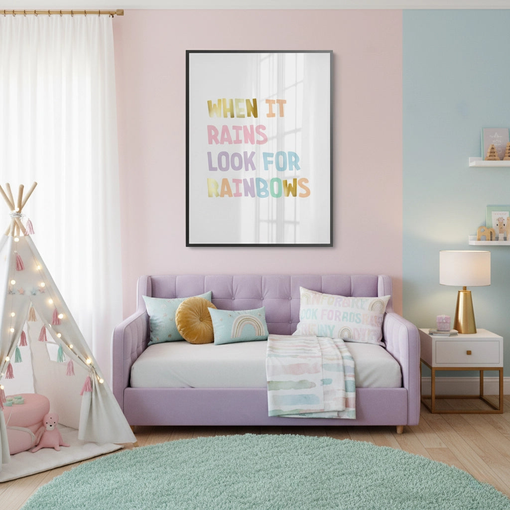 Look for Rainbows - Fine Art - Jasmineart.ae