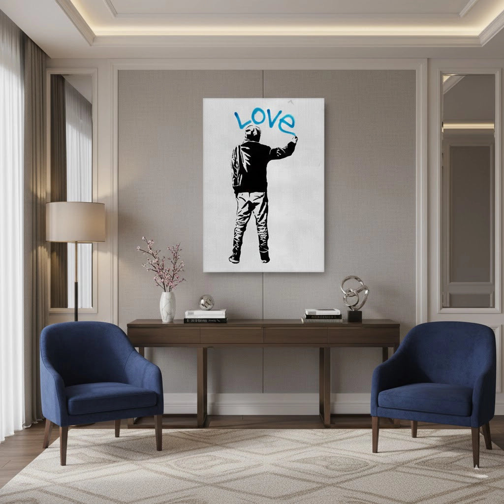 Love Banksy - Canvas