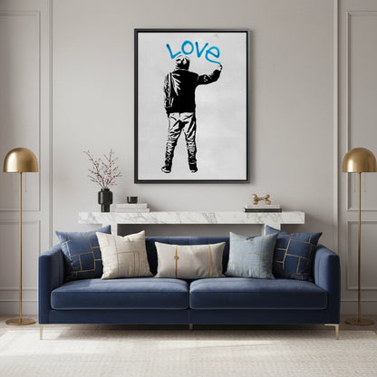 Love Banksy - Canvas