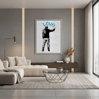 Love Banksy - Canvas