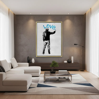 Love Banksy - Canvas