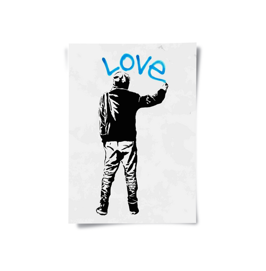 Love Banksy - Poster
