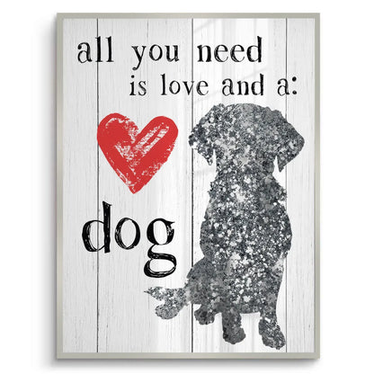 Love and a Dog - Fine Art