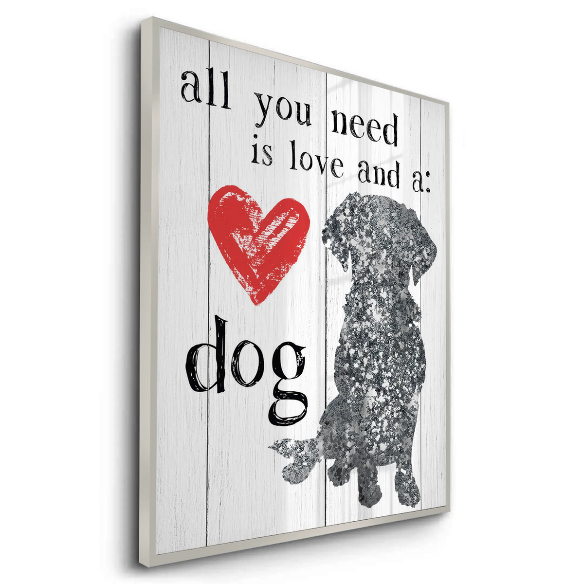 Love and a Dog - Fine Art - Jasmineart.ae