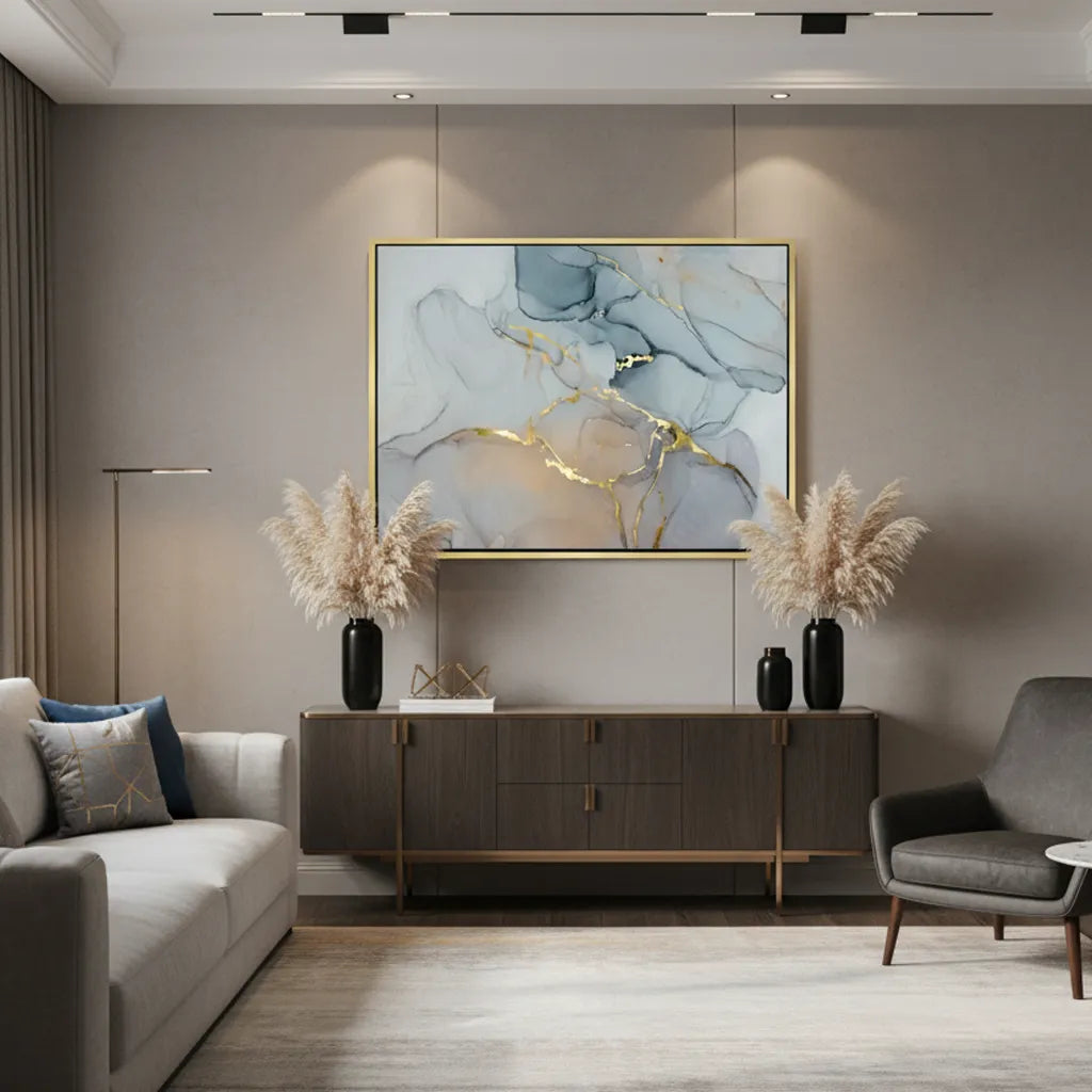 Luxe Marble - Canvas - Jasmineart.ae