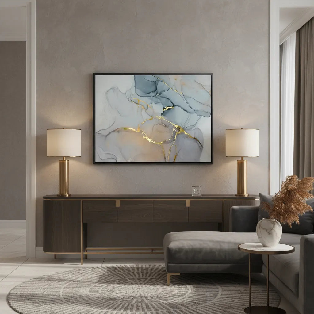 Luxe Marble - Canvas - Jasmineart.ae