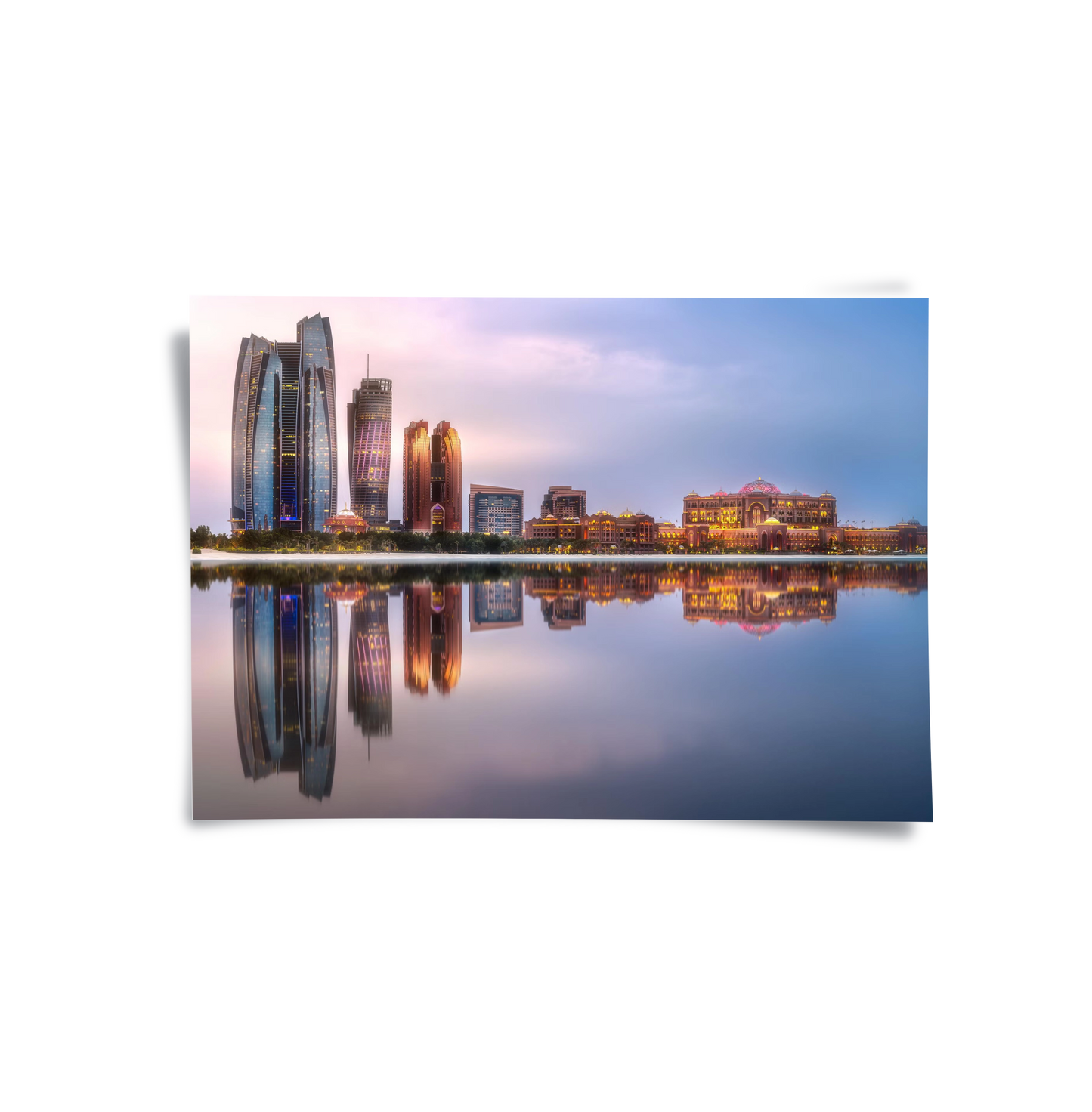 2Luxury Abu Dhabi Cityscape - Poster
