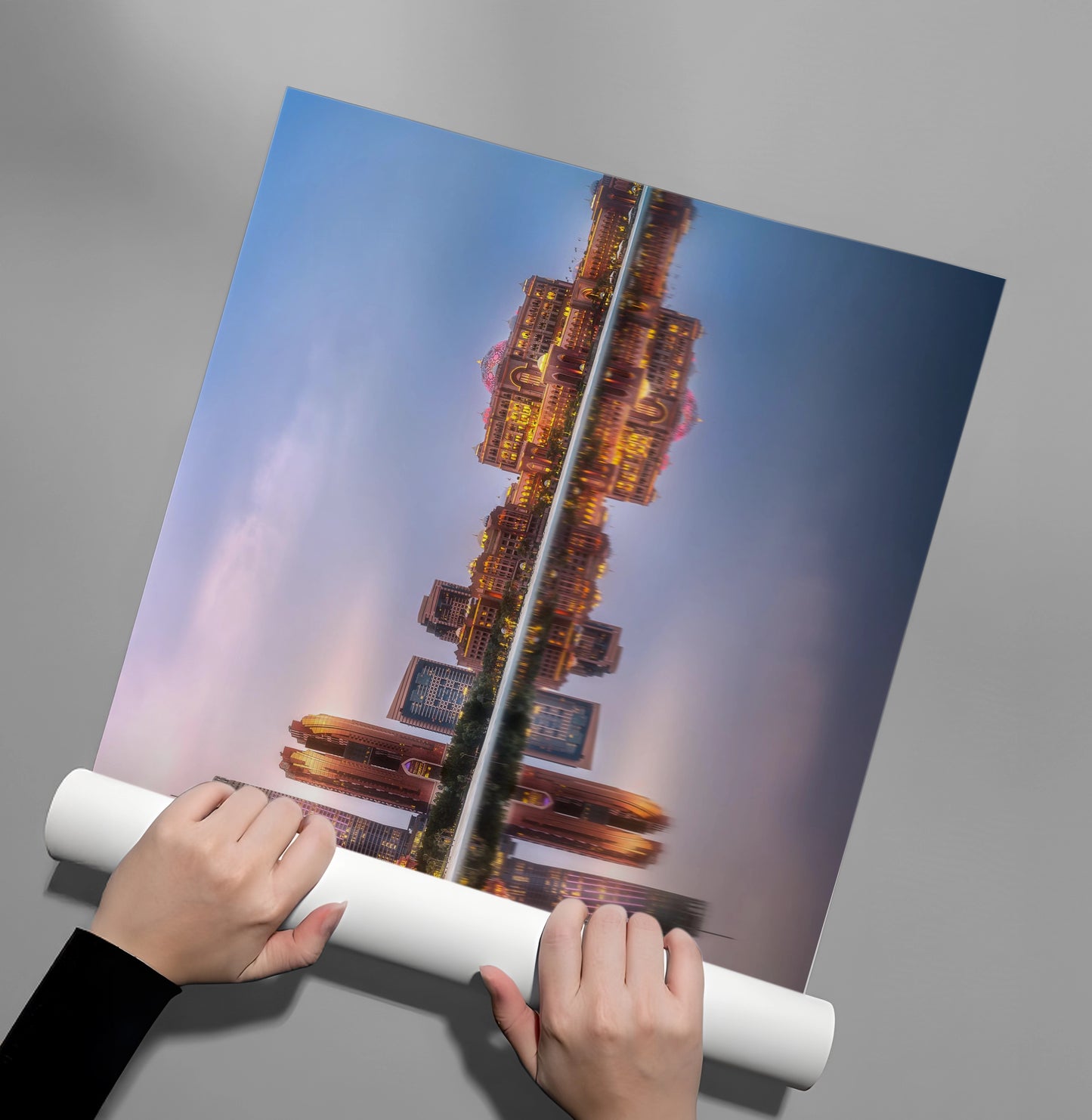 2Luxury Abu Dhabi Cityscape - Poster