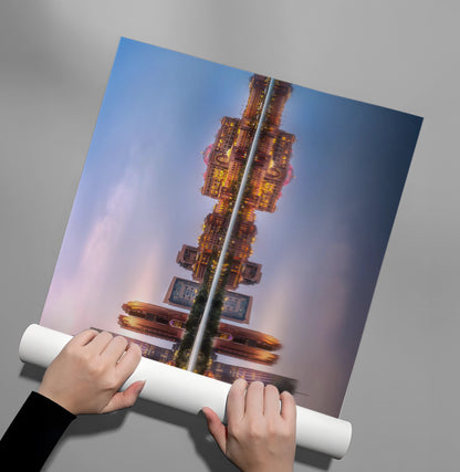 Luxury Abu Dhabi Cityscape - Poster