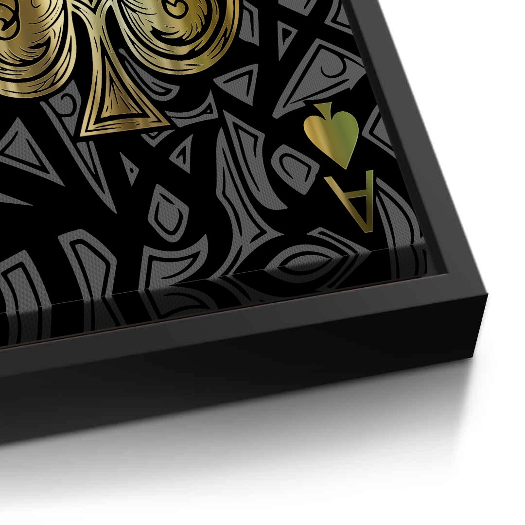 2Luxury Ace of Spades- Canvas