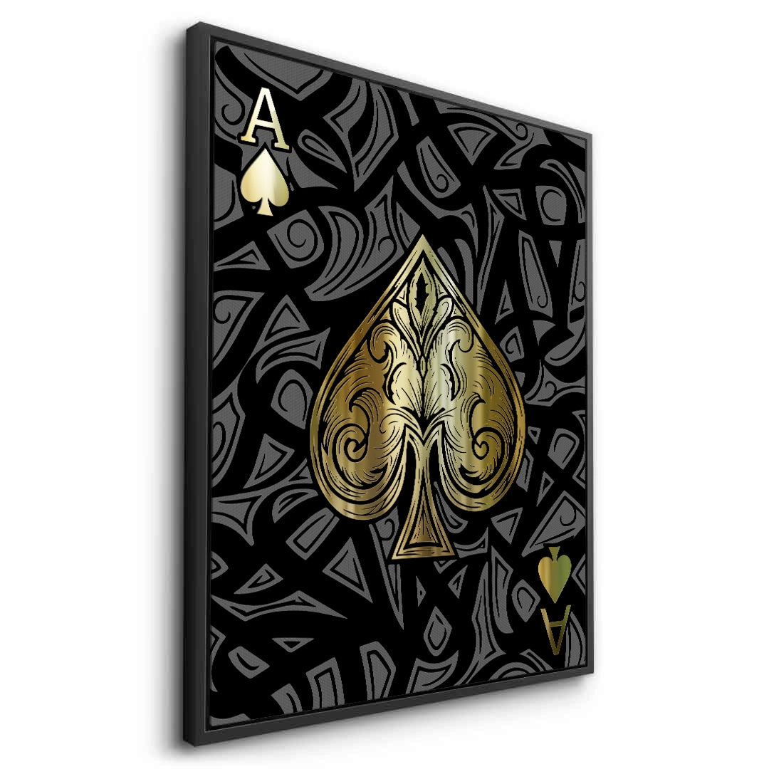 2Luxury Ace of Spades- Canvas