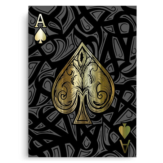Luxury Ace of Spades- Canvas