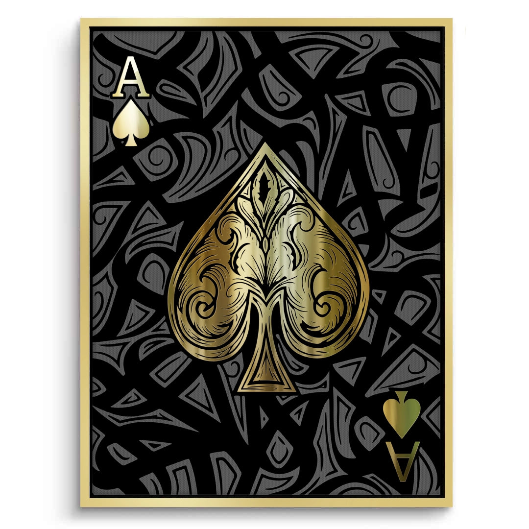 2Luxury Ace of Spades- Canvas