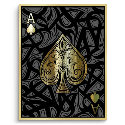 Luxury Ace of Spades- Canvas