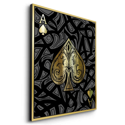 Luxury Ace of Spades- Canvas