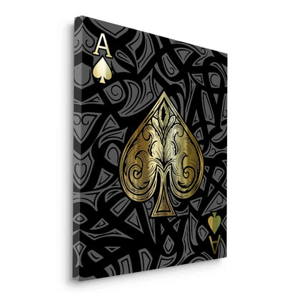 Luxury Ace of Spades- Canvas