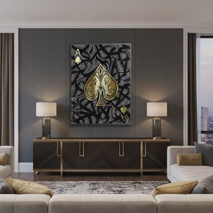 Luxury Ace of Spades - Fine Art