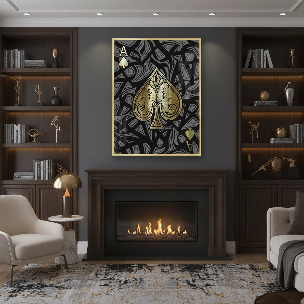 2Luxury Ace of Spades - Fine Art