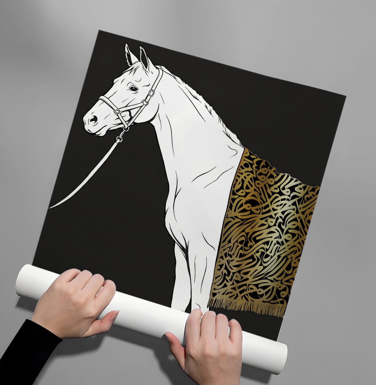 2Luxury Arabian Horse - Poster