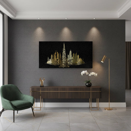 Luxury Dubai Cityscape - Canvas