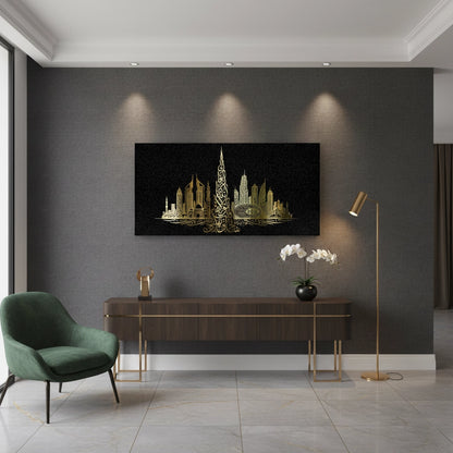 Luxury Dubai Cityscape - Canvas