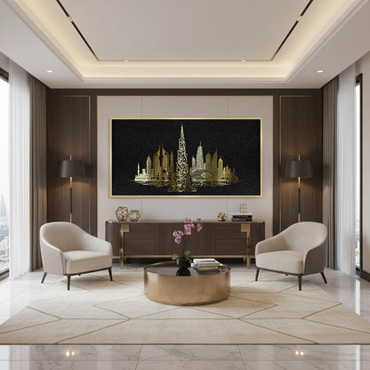 Luxury Dubai Cityscape - Canvas
