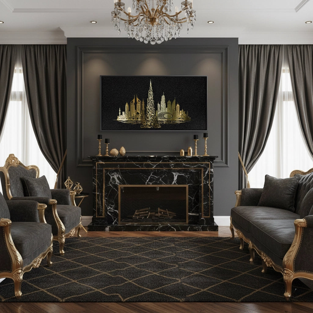 2Luxury Dubai Cityscape - Canvas