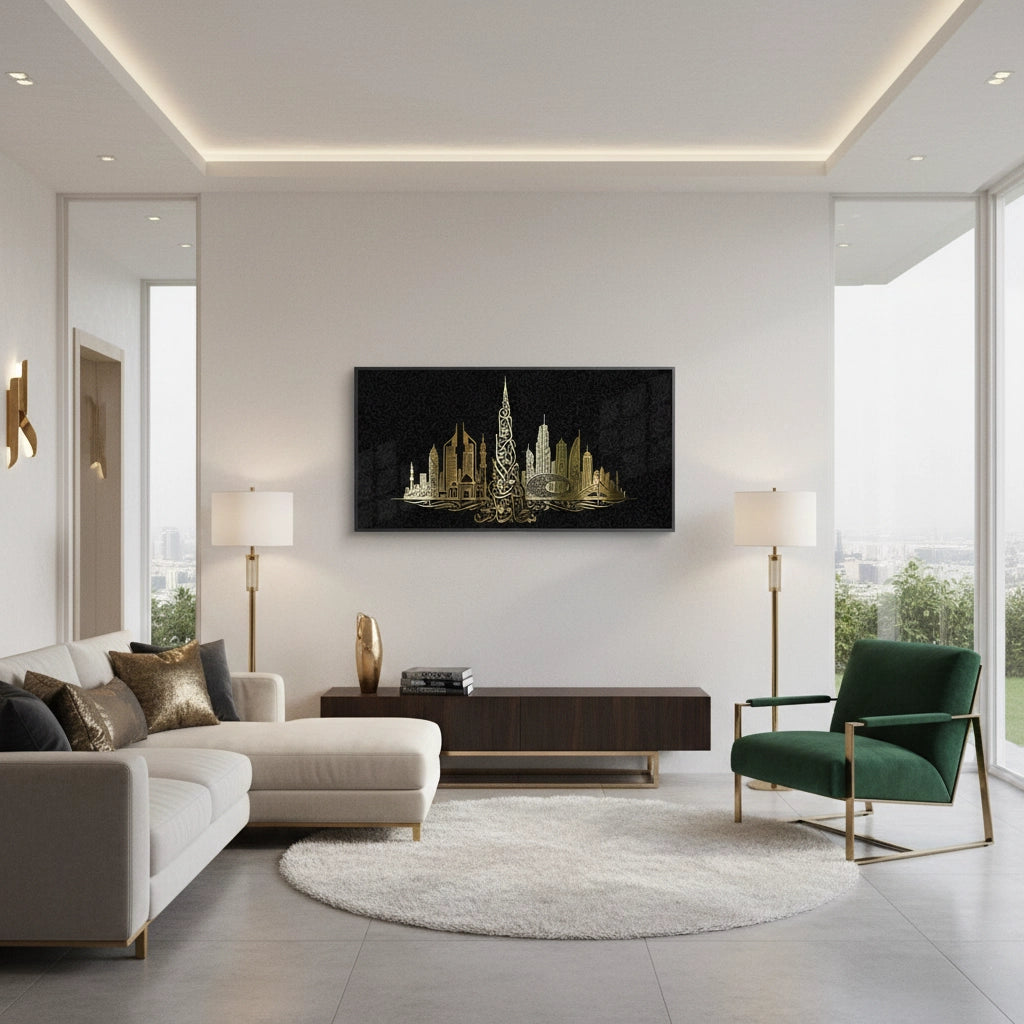 2Luxury Dubai Cityscape - Fine Art