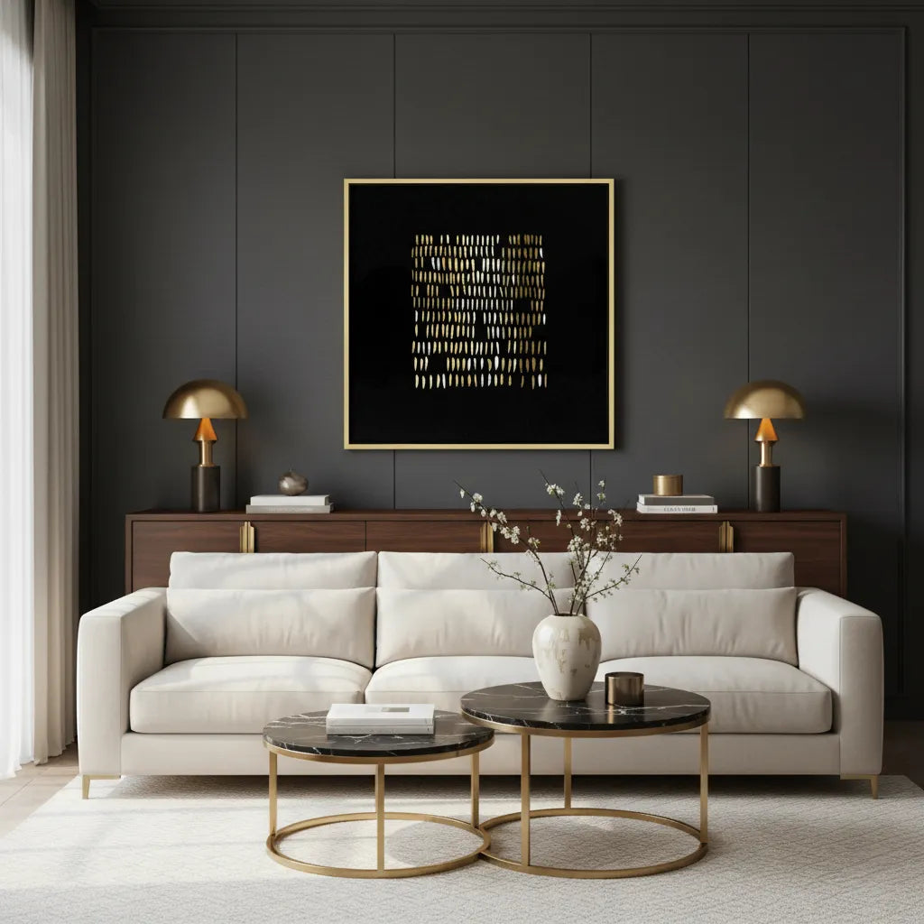 Luxury Gold - Canvas - Jasmineart.ae