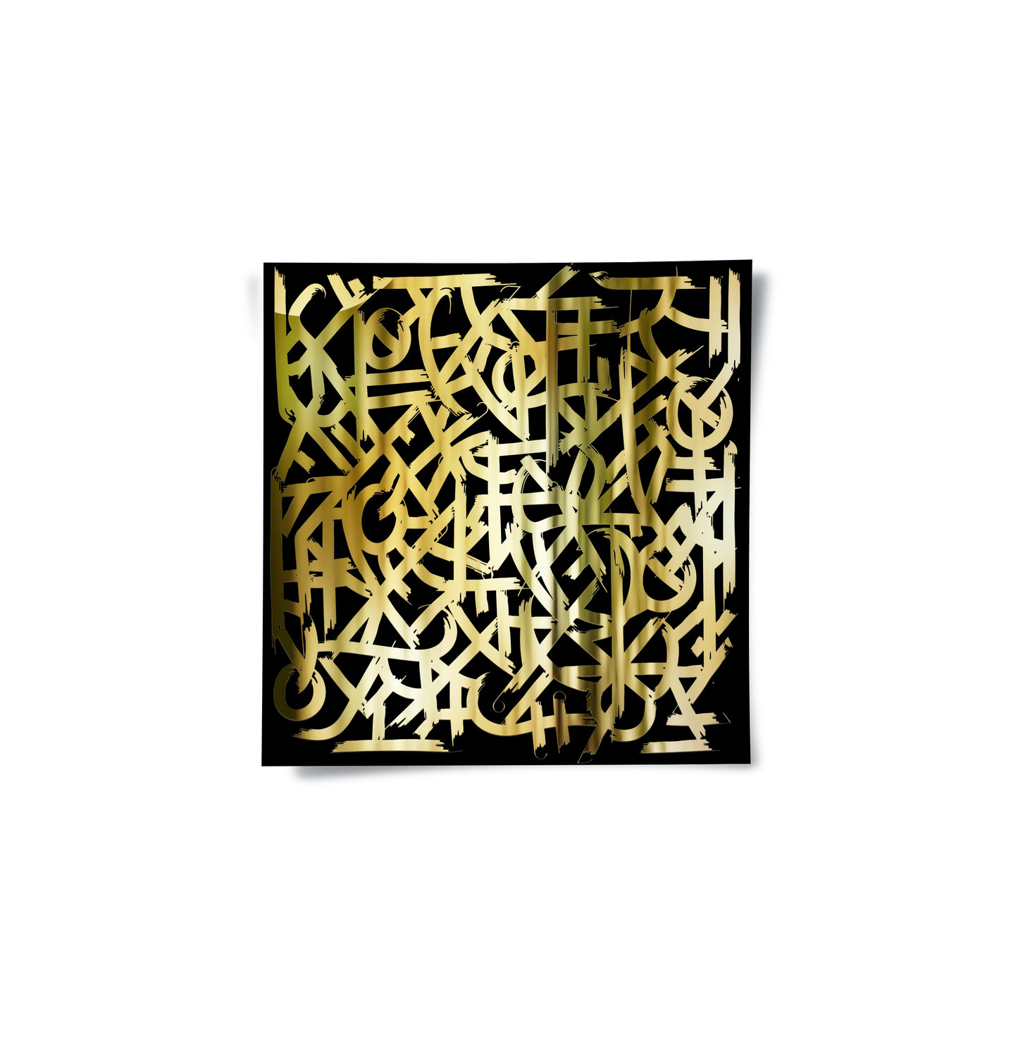 2Luxury Gold Abstract- Poster
