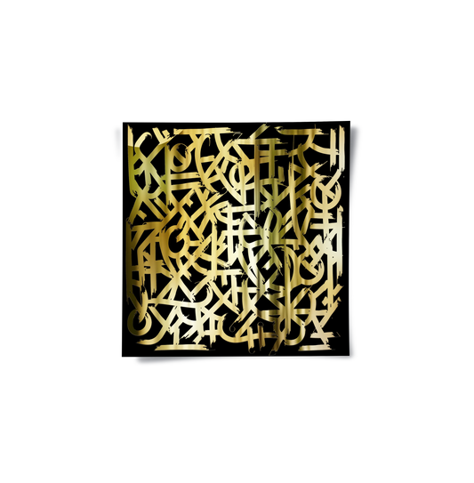 Luxury Gold Abstract- Poster