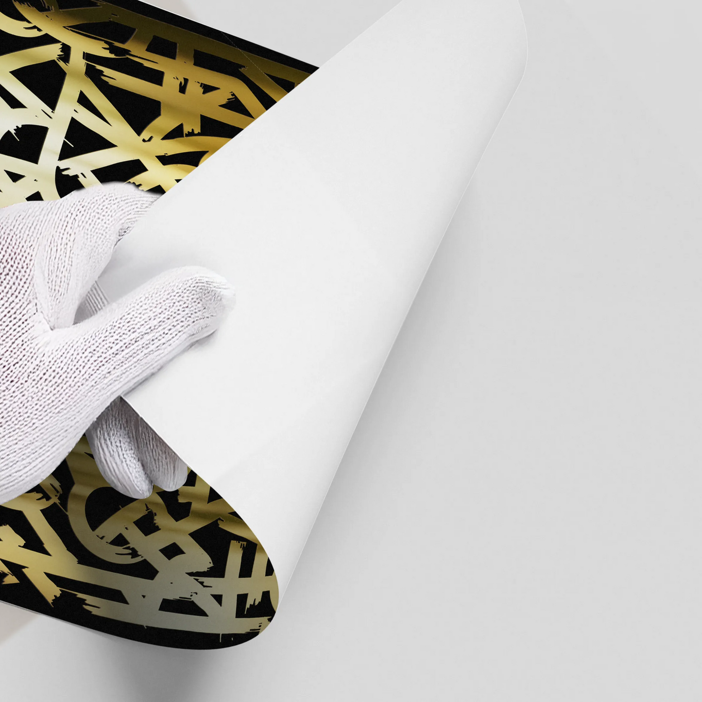 2Luxury Gold Abstract- Poster