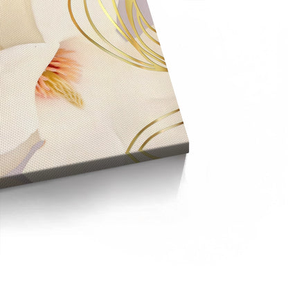 Luxury Gold Foil Floral Set of 2 - Canvas