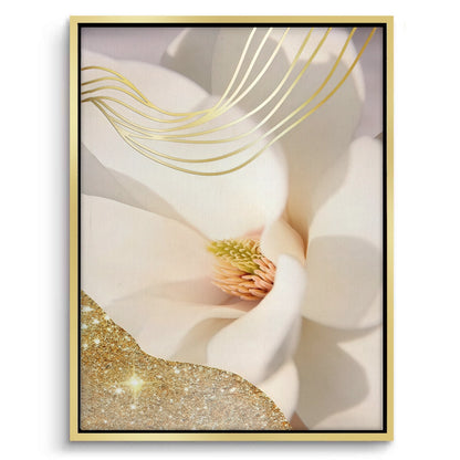 Luxury Gold Foil Floral Set of 2 - Canvas