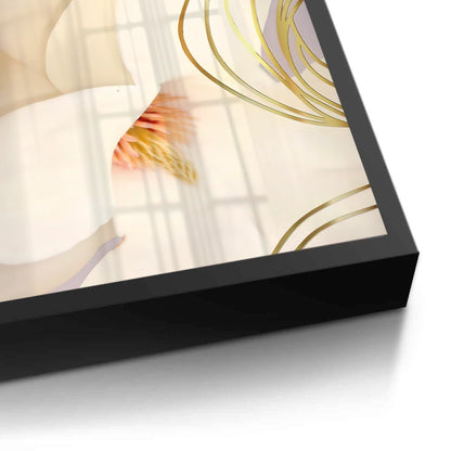 Luxury Gold Foil Floral Set of 2 - Fine Art