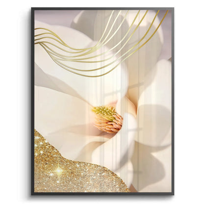 Luxury Gold Foil Floral Set of 2 - Fine Art