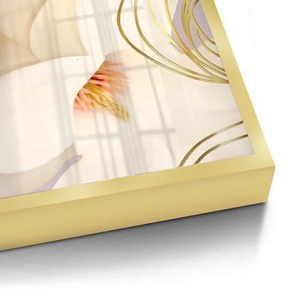 Luxury Gold Foil Floral Set of 2 - Fine Art