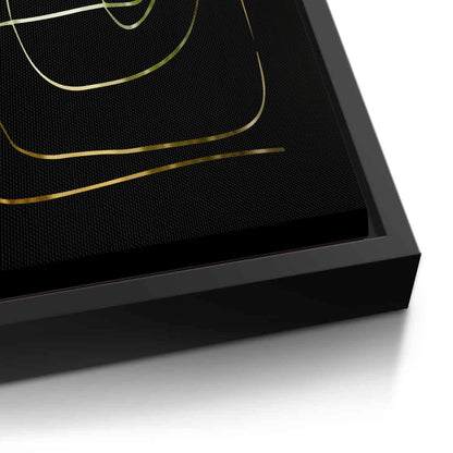 Luxury Minimalist Gold Line - Canvas