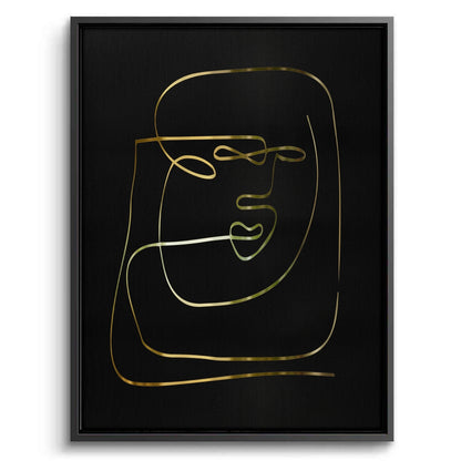 Luxury Minimalist Gold Line - Canvas