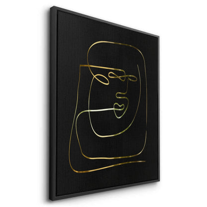 Luxury Minimalist Gold Line - Canvas