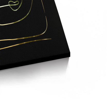 Luxury Minimalist Gold Line - Canvas