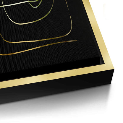 Luxury Minimalist Gold Line - Canvas