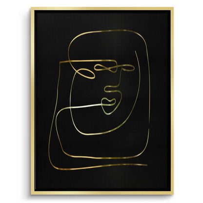 Luxury Minimalist Gold Line - Canvas