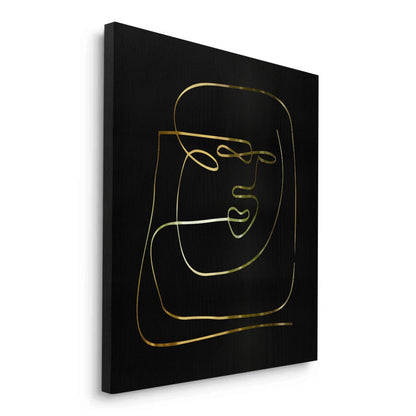 Luxury Minimalist Gold Line - Canvas